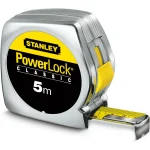 Stanley Powerlock Μετροταινία με Αυτόματη Επαναφορά 19mm x 5m 0-33-194