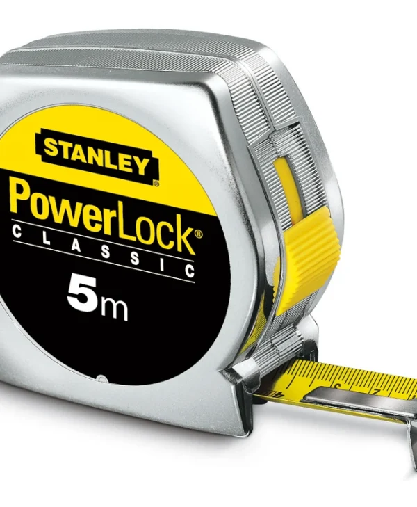Stanley Powerlock Μετροταινία με Αυτόματη Επαναφορά 19mm x 5m 0-33-194