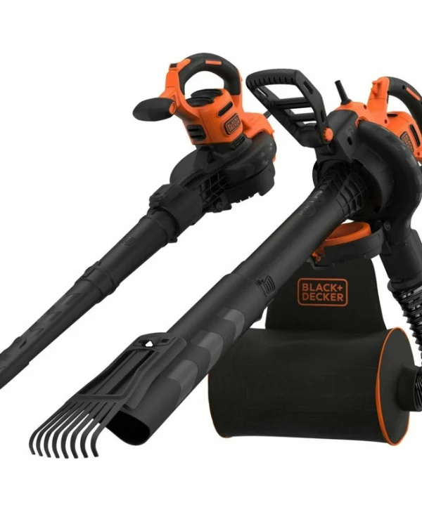 Black & Decker -QS Φυσητήρας / Απορροφητήρας Χειρός Ηλεκτρικός 3000W με Ρύθμιση Έντασης & Μέγιστη Ταχύτητα Αέρα 404km/h BEBLV301-QS