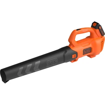 Black & Decker Φυσητήρας Χειρός 18V με 1 Μπαταρία 2Ah & Μέγιστη Ταχύτητα Αέρα 140km/h BCBL200L-QW