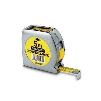 Stanley Powerlock Μετροταινία με Αυτόματη Επαναφορά 19mm x 5m 0-33-932