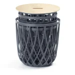Prosperplast Καλάθι Αποθήκευσης Γκρι IKUBS5-S433