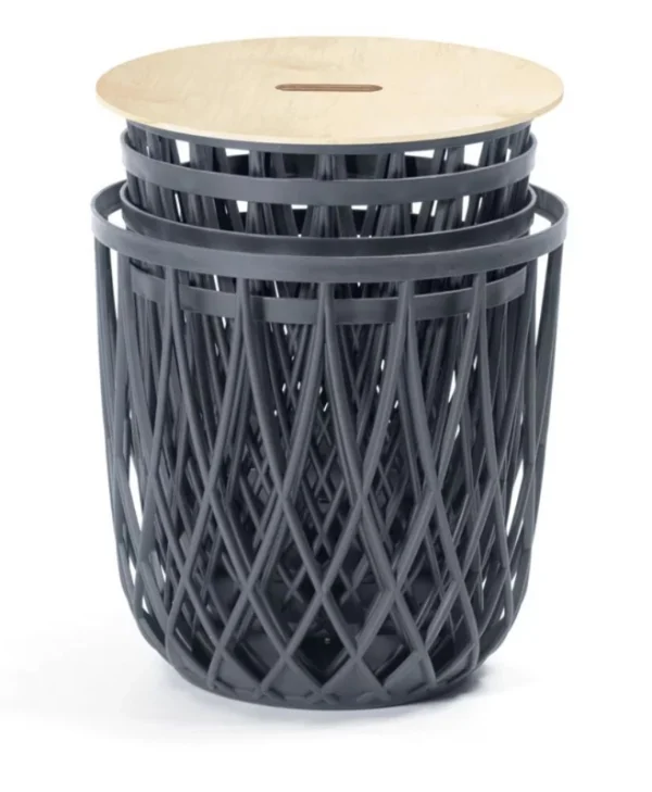 Prosperplast Καλάθι Αποθήκευσης Γκρι IKUBS5-S433