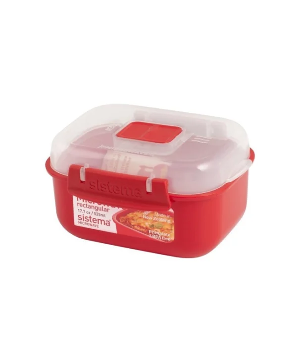 Sistema Δοχείο Φαγητού Πλαστικό Κόκκινο 525ml 1119