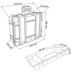 Keter Βαλίτσα Εργαλείων Πλαστική Π47xB38xΥ17cm 237003 - Image 2