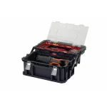 Keter Connect Cantilever Εργαλειοθήκη Χειρός Πλαστική 2 Επιπέδων με Ταμπακιέρα Π56.5xB31.7xΥ25cm 238274 - Image 2