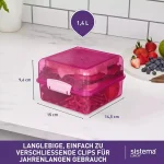 Sistema Δοχείο Φαγητού Πλαστικό Πράσινο 1.4lt 31735 - Image 3