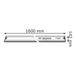 Bosch FSN1600 Οδηγός για Δισκοπρίονο Ράγα 1600mm 1600 1600Z0000F - Image 5