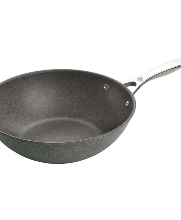 Ballarini Salina Granitium Wok από Αλουμίνιο με Επίστρωση από Πέτρα 30cm 75002-815-0