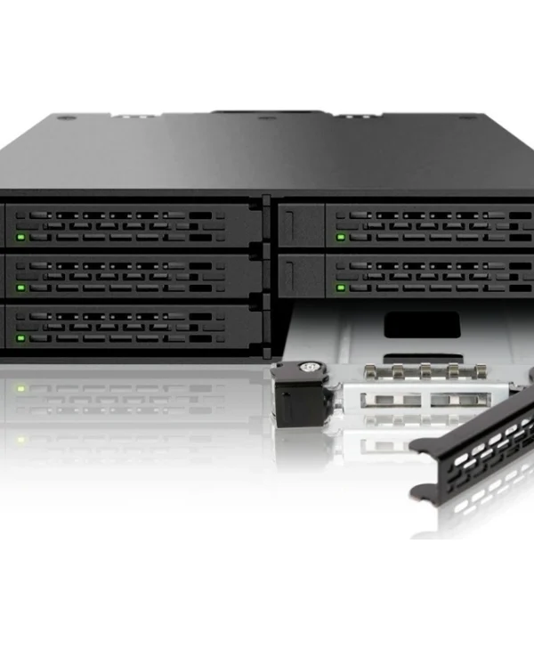 Icy Dock ToughArmor 6x 2.5Inch SATA 6Gbps HDD/SSD Mobile Rack/Cage in 1x 5.25Inch bay Μαύρο MB996SP-6SB