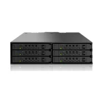 Icy Dock ToughArmor 6x 2.5Inch SATA 6Gbps HDD/SSD Mobile Rack/Cage in 1x 5.25Inch bay Μαύρο MB996SP-6SB - Image 2