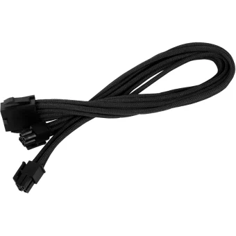 Silverstone 8-Pin EPS - 4 Pin EPS Cable 0.3m Μαύρο SST-PP07-EPS8B
