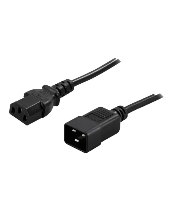 Powerwalker IEC C20 - IEC C13 Cable 1.8m Μαύρο 91010041