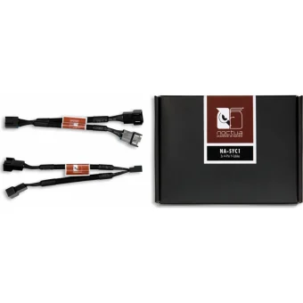 Noctua NA-SYC1 4-Pin pwm - 2x 4-Pin pwm Cable Μαύρο