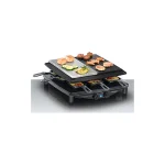 Steba RC 4 Plus Επιτραπέζια Ηλεκτρική Ψησταριά Raclette Λείας και Αυλακωτής Πλάκας 1450W με Ρυθμιζόμενο Θερμοστάτη 39x37εκ. 621400 - Image 2