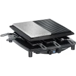 Steba RC 4 Plus Επιτραπέζια Ηλεκτρική Ψησταριά Raclette Λείας και Αυλακωτής Πλάκας 1450W με Ρυθμιζόμενο Θερμοστάτη 39x37εκ. 621400 - Image 3