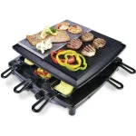 Steba RC 4 Plus Επιτραπέζια Ηλεκτρική Ψησταριά Raclette Λείας και Αυλακωτής Πλάκας 1450W με Ρυθμιζόμενο Θερμοστάτη 39x37εκ. 621400 - Image 7
