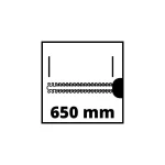 Einhell GE-CH36/65Li Μπορντουροψάλιδο Μπαταρίας 18V με Μήκος Λάμας 65cm Solo 3410960 - Image 2