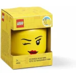LEGO Παιδικό Κουτί Αποθήκευσης από Πλαστικό Head Κίτρινο 10x10x11cm 40330809 - Image 2