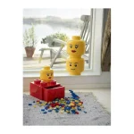LEGO Παιδικό Κουτί Αποθήκευσης από Πλαστικό Head Κίτρινο 10x10x11cm 40330809 - Image 6