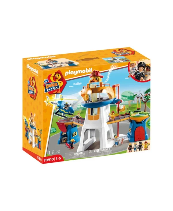 Playmobil Duck On Call Αρχηγείο για 3 ετών 70910