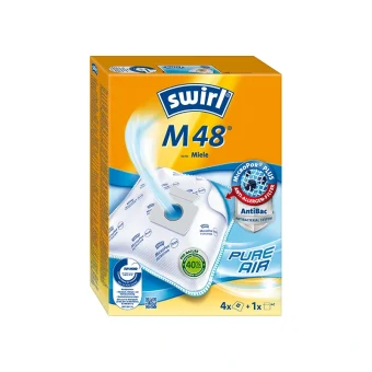Swirl M48 Σακούλες Σκούπας 4τμχ Συμβατή με Σκούπα Miele 205639