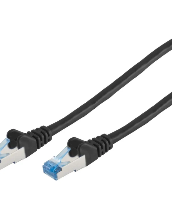 S/FTP Cat.6a (Gigabit) Καλώδιο Δικτύου Ethernet 0.25m Μαύρο 75711-0.25S
