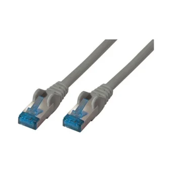 S/FTP Cat.6a (Gigabit) Καλώδιο Δικτύου Ethernet 0.5m Γκρι 75711-0.5
