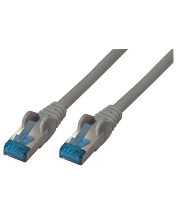 S/FTP Cat.6a (Gigabit) Καλώδιο Δικτύου Ethernet 0.5m Γκρι 75711-0.5