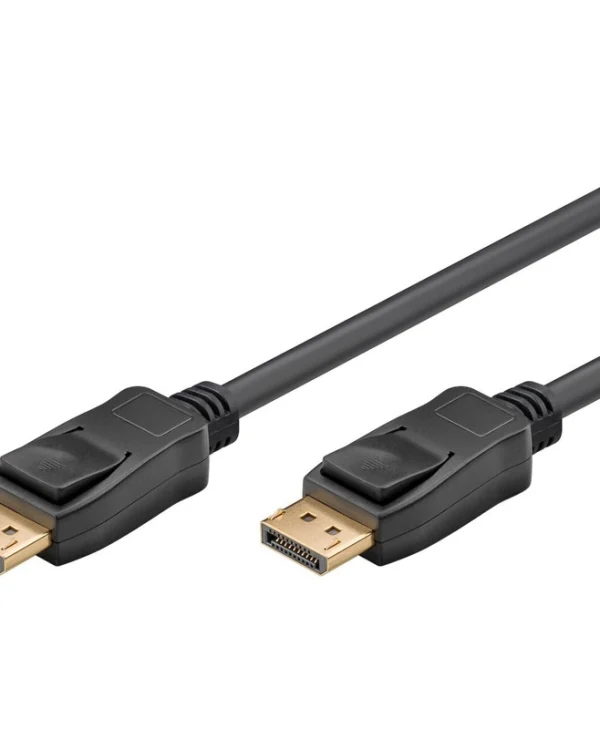 Cable DisplayPort male - DisplayPort male 2m Μαύρο (GM-602787) 77492