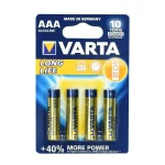 Varta LongLife Αλκαλικές Μπαταρίες AAA 1.5V 4τμχ LR03 (AAA) - Image 4