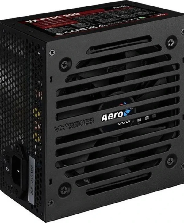 Aerocool VX Plus 800W Μαύρο Τροφοδοτικό Υπολογιστή Full Wired 80 Plus Standard AEROPGSVX-800PLUS-80