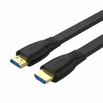 Unitek Flat Cable HDMI male - HDMI male 2m Μαύρο C11063BK-2M