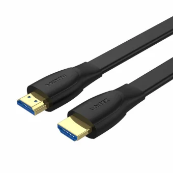 Unitek Flat Cable HDMI male - HDMI male 2m Μαύρο C11063BK-2M