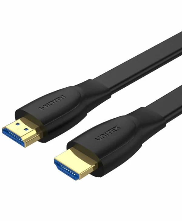 Unitek Flat Cable HDMI male - HDMI male 2m Μαύρο C11063BK-2M