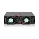 Icy Dock ToughArmor Rugged Full Metal 8-Bay 2.5 Inch SATA HDD/SSD (7mm) Backplane Cage for External 5.25 Inch Bay Μαύρο MB998SP-B - Image 4