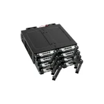 Icy Dock ToughArmor Rugged Full Metal 8-Bay 2.5 Inch SATA HDD/SSD (7mm) Backplane Cage for External 5.25 Inch Bay Μαύρο MB998SP-B - Image 7