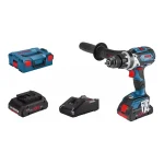Bosch GSB 18V-110 C Κρουστικό Δραπανοκατσάβιδο Μπαταρίας 18V 2x4Ah 06019G030B