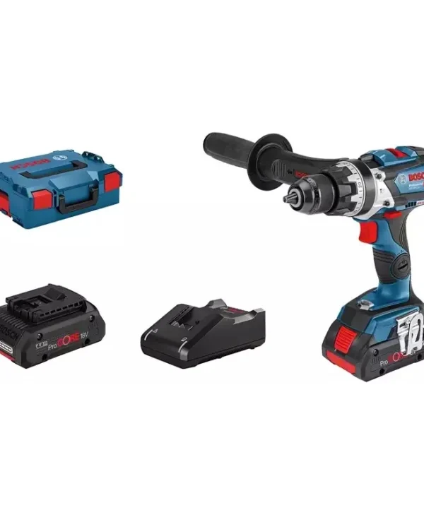 Bosch GSB 18V-110 C Κρουστικό Δραπανοκατσάβιδο Μπαταρίας 18V 2x4Ah 06019G030B