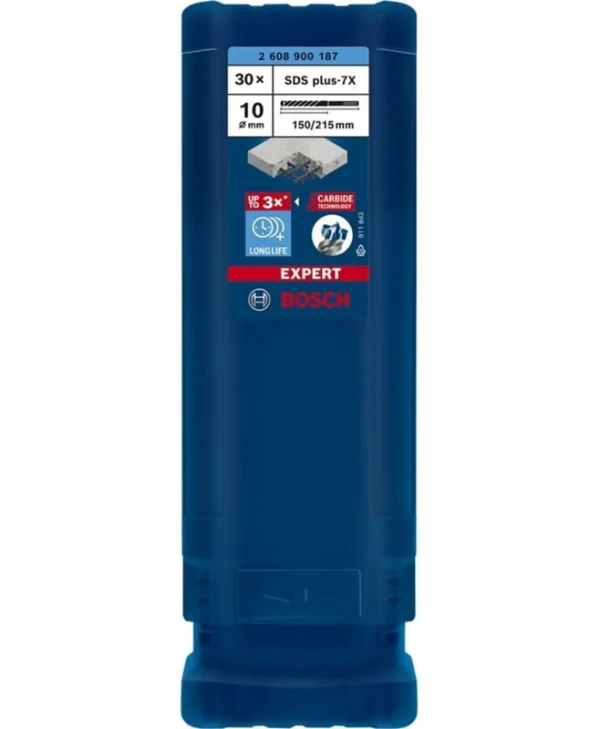Bosch Σετ 30 Τρυπάνια με SDS Plus Στέλεχος 2608900187