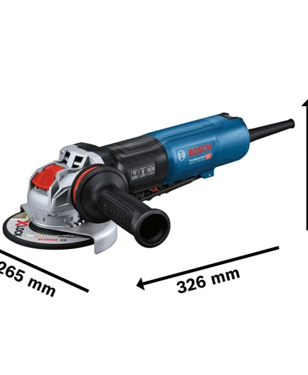 Bosch GWX 17-125 Τροχός 125mm Ρεύματος 1700W με Ρύθμιση Στροφών 06017D3700