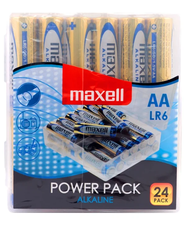 Maxell Αλκαλικές Μπαταρίες AA 1.5V 24τμχ MX-748326