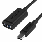 Unitek USB 2.0 Cable USB-C male - USB-A female 60W PD Μαύρο 1m C476BK-1M - Image 5