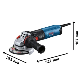 Bosch GWS 17-125 Τροχός 125mm Ρεύματος 1700W με Ρύθμιση Στροφών 06017D0700