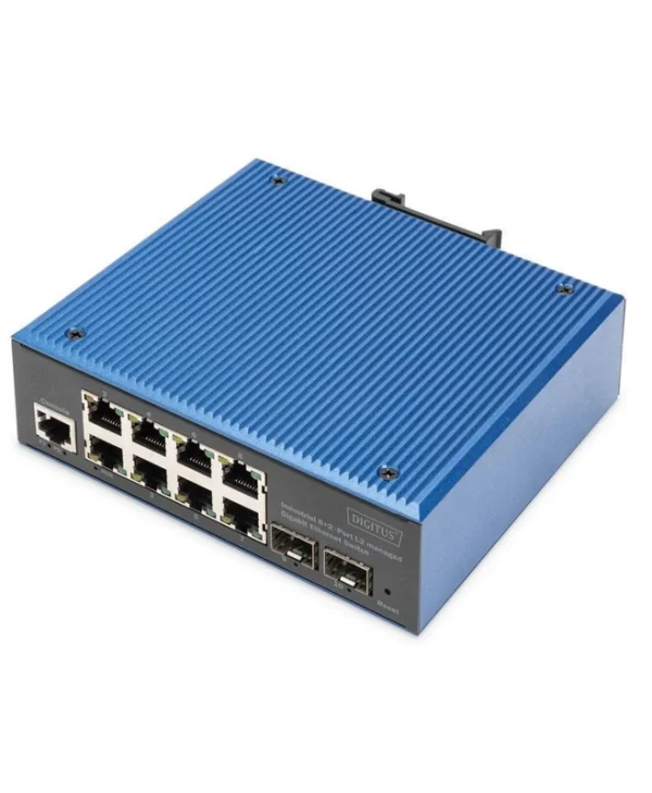 Digitus DN-651156 Managed L2 Switch με 8 Θύρες Gigabit (1Gbps) Ethernet και 2 SFP Θύρες