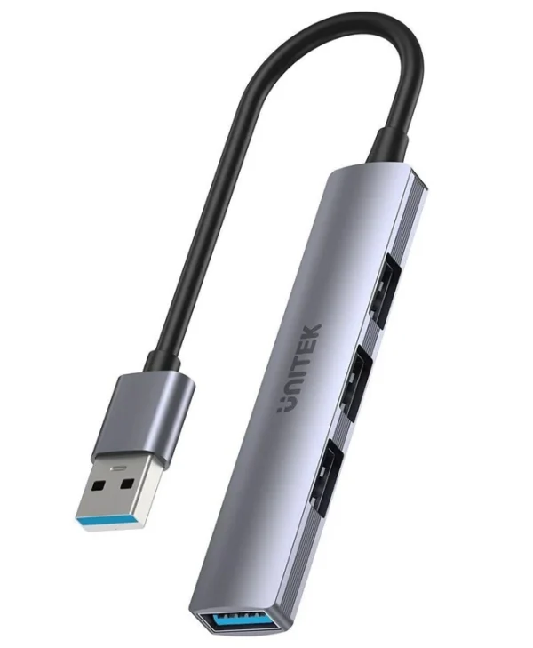 Unitek Hub 3 Θυρών USB 2.0 με σύνδεση USB-A Γκρι H1208A