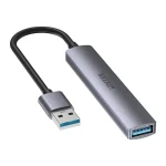 Unitek Hub 3 Θυρών USB 2.0 με σύνδεση USB-A Γκρι H1208A - Image 3
