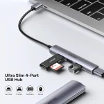 Unitek Hub 3 Θυρών USB 2.0 με σύνδεση USB-A Γκρι H1208A - Image 11