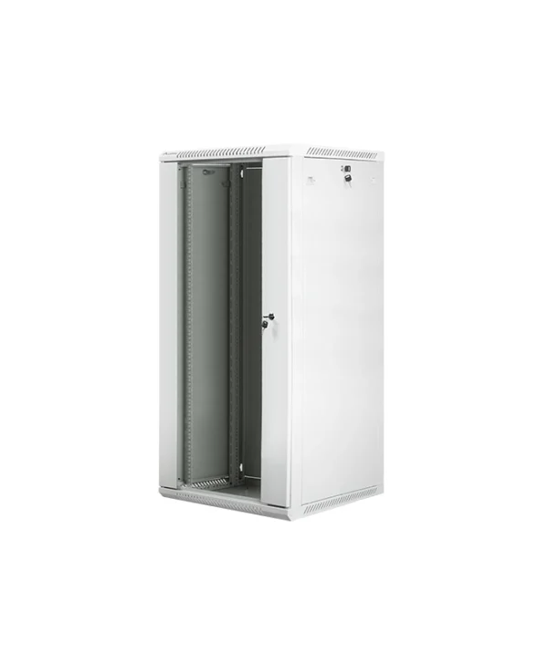 Lanberg Επιτοίχια Καμπίνα Rack 27U 60x60x130.7cm Γκρι WF01-6627-10S