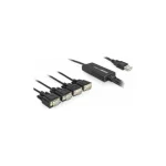 DeLock Καλώδιο USB 2.0 σε 4x RS232 9-pin male 1.4m 61887